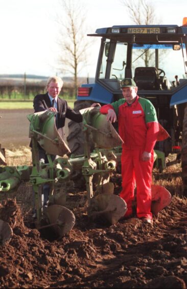 Ian Daniel and fellow ploughing star Andrew Michell took part in the World Ploughing Championships in Australia in 1997.