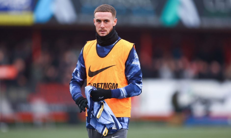 Alfie Dorrington of Tottenham Hotspur after the full time whistle in the FA Cup tie against Tamworth. =.