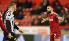 Aberdeen's Graeme Shinnie in action in the 3-0 loss to St Mirren at Pittodrie.. Image: SNS