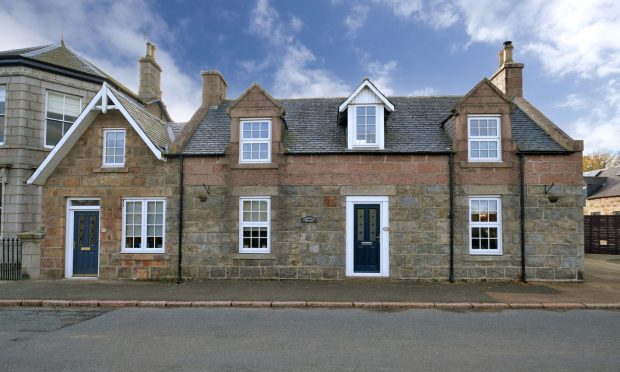 Jenny Hinty Cottage, pictured, has a fascinating history as the village's former bank