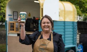 Teresa Bremner, Clan Cancer Support's commercial manager at The Coffee Box in Westburn Park. Image: The Coffee Box/Clan Cancer Support.