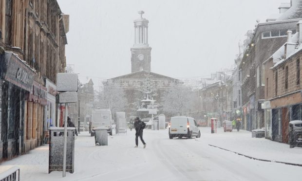 The weather has caused 'chaos' across the north and north-east. Image: David Mackay/DC Thomson.