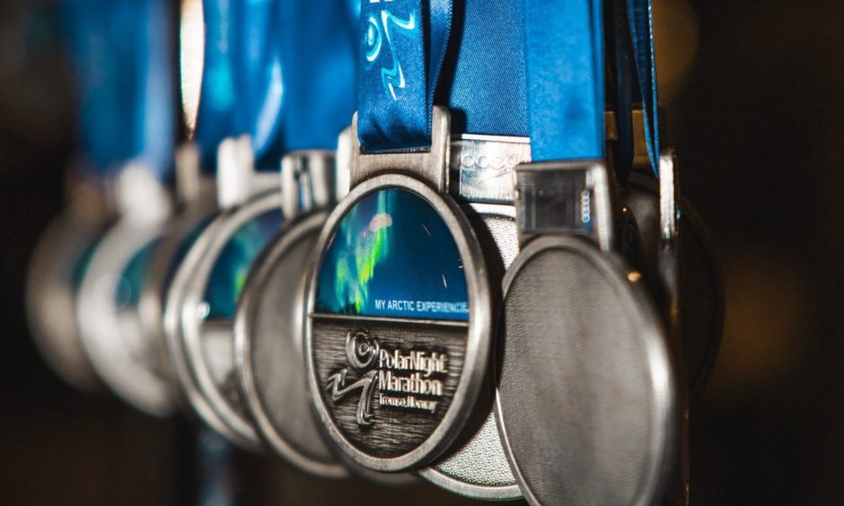 PolarNorth Marathon medal 