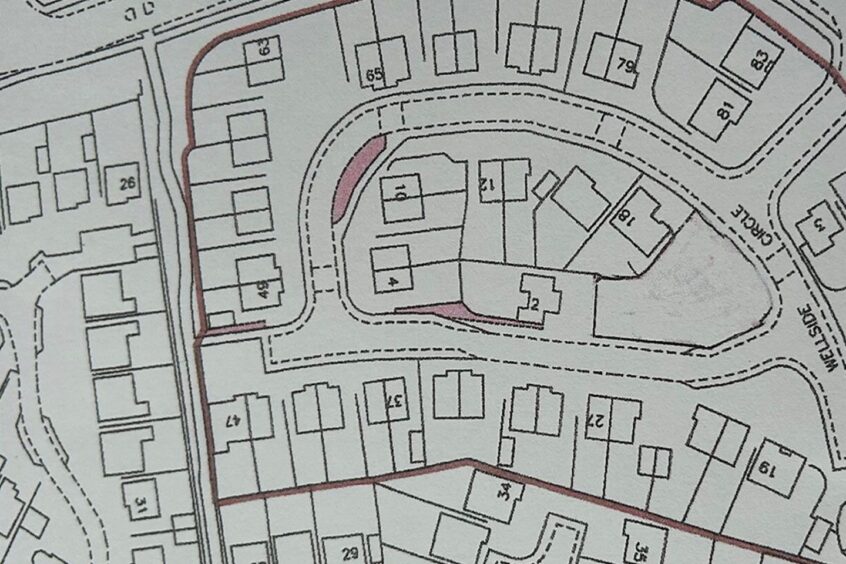 Map showing where land for sale is located