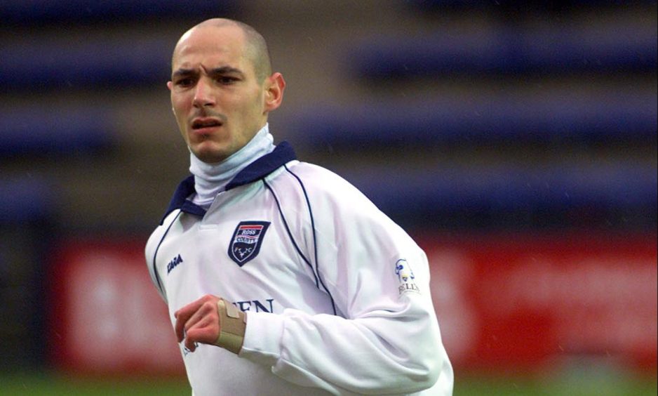 Karim Boukraa in action for Ross County. Image: SNS