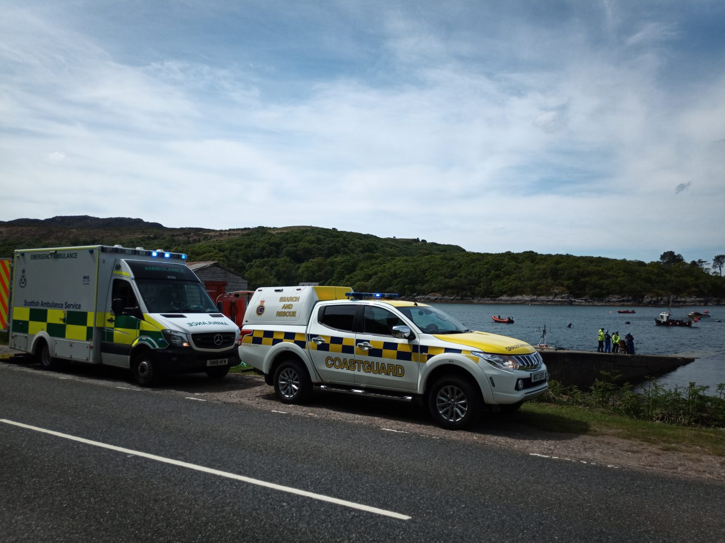 Salen CRT working with the ambulance service. 