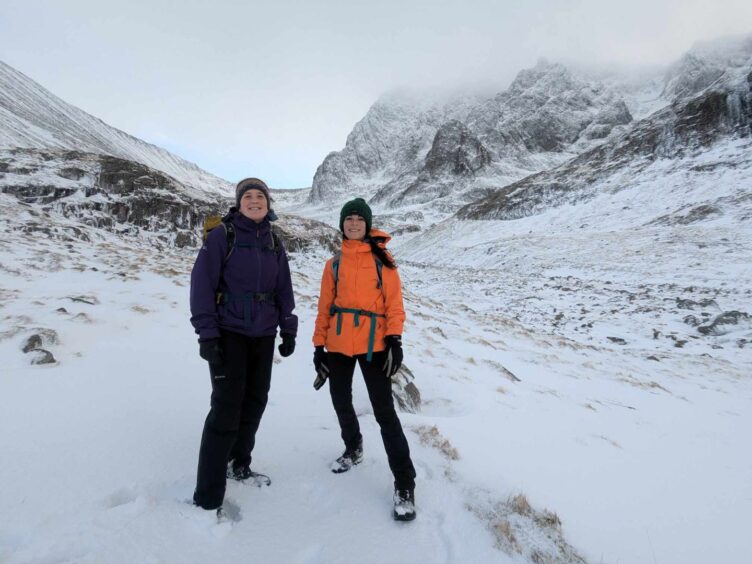 A hike up to the CIC hut is an exhilarating experience in winter. 