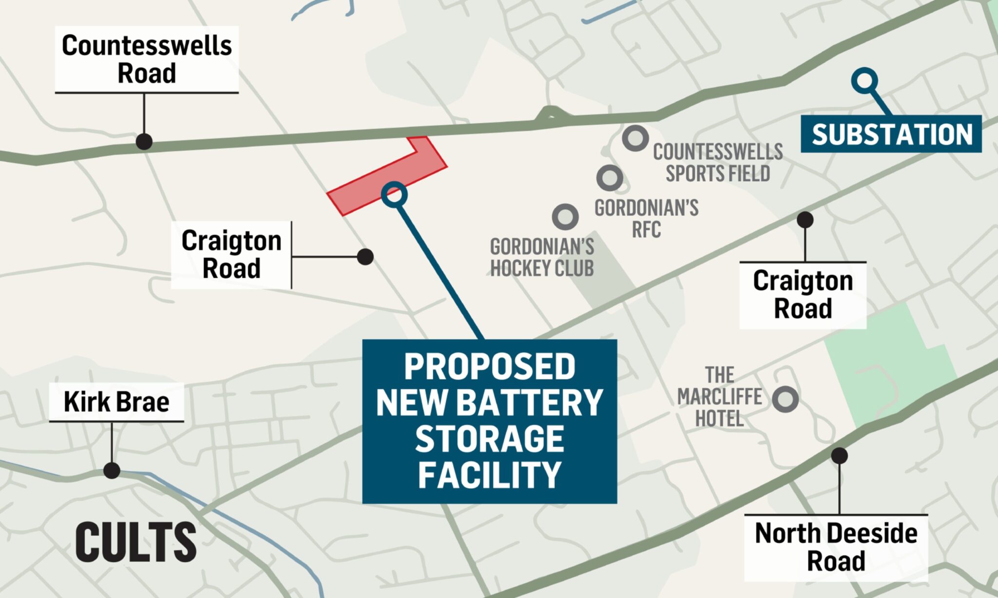 Developers appeal to overturn Cults battery storage site decision