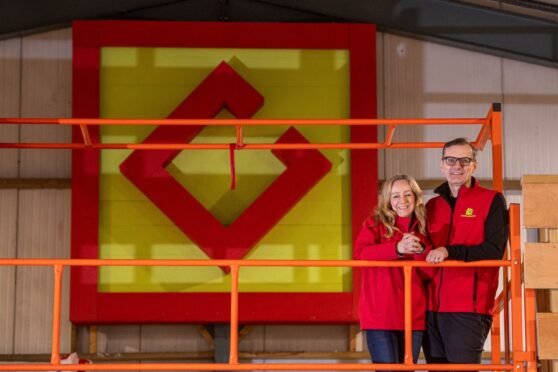 My family: Stuart and Pauline of Cordiner's in Torry. Image: Darrell Benns/DC Thomson