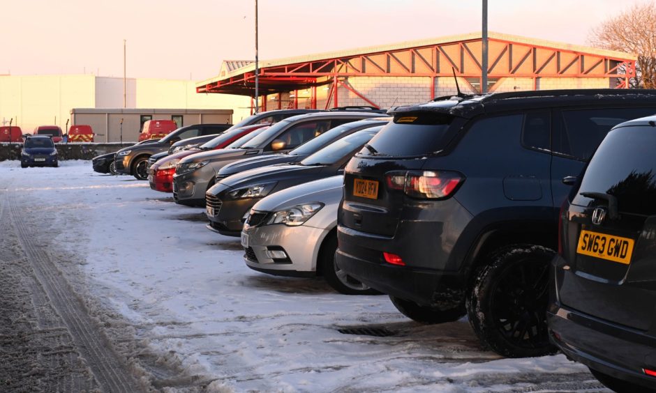 Many commuters into the town centre use Burn Lane Car Park. Image: Darrell Benns/DC Thomson