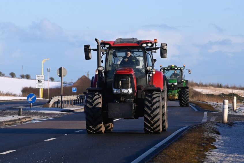 Another tractor heads for Aberdeen