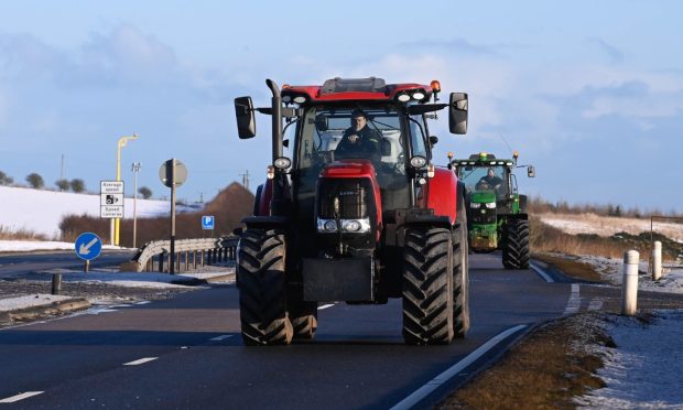 Another tractor heads for Aberdeen