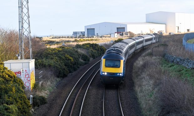 The incident was holding up trains at Aberdeen station. Kenny Elrick/DC Thomson