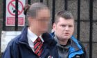 David McEwan was back at Aberdeen Sheriff Court for spitting on a paramedic. Image: DC Thomson.