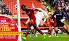 Pape Habib Gueye scored twice for Aberdeen against Motherwell in the sides' Pittodrie clash.