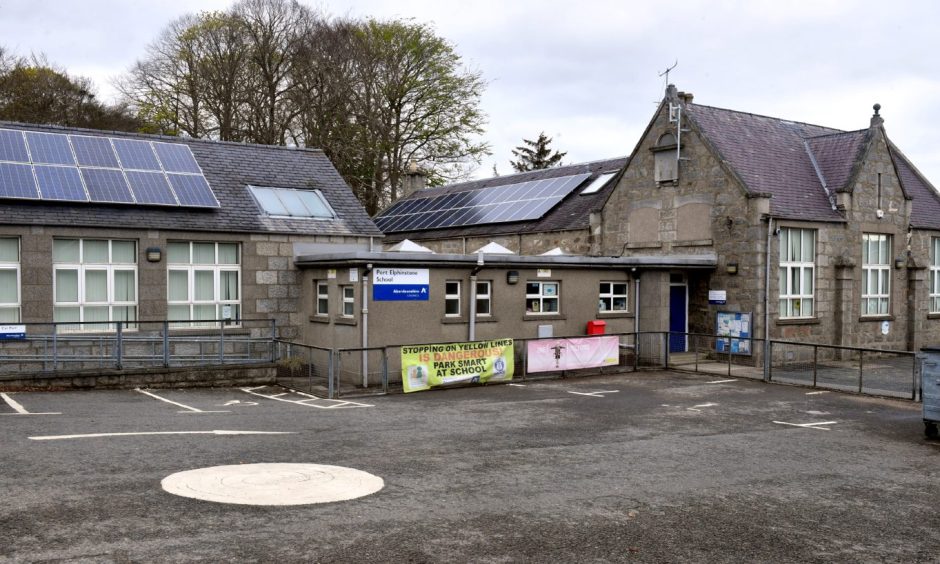 Concerns were raised over Port Elphinstone Primary School's capacity. Image: Chris Sumner/ DC Thomson