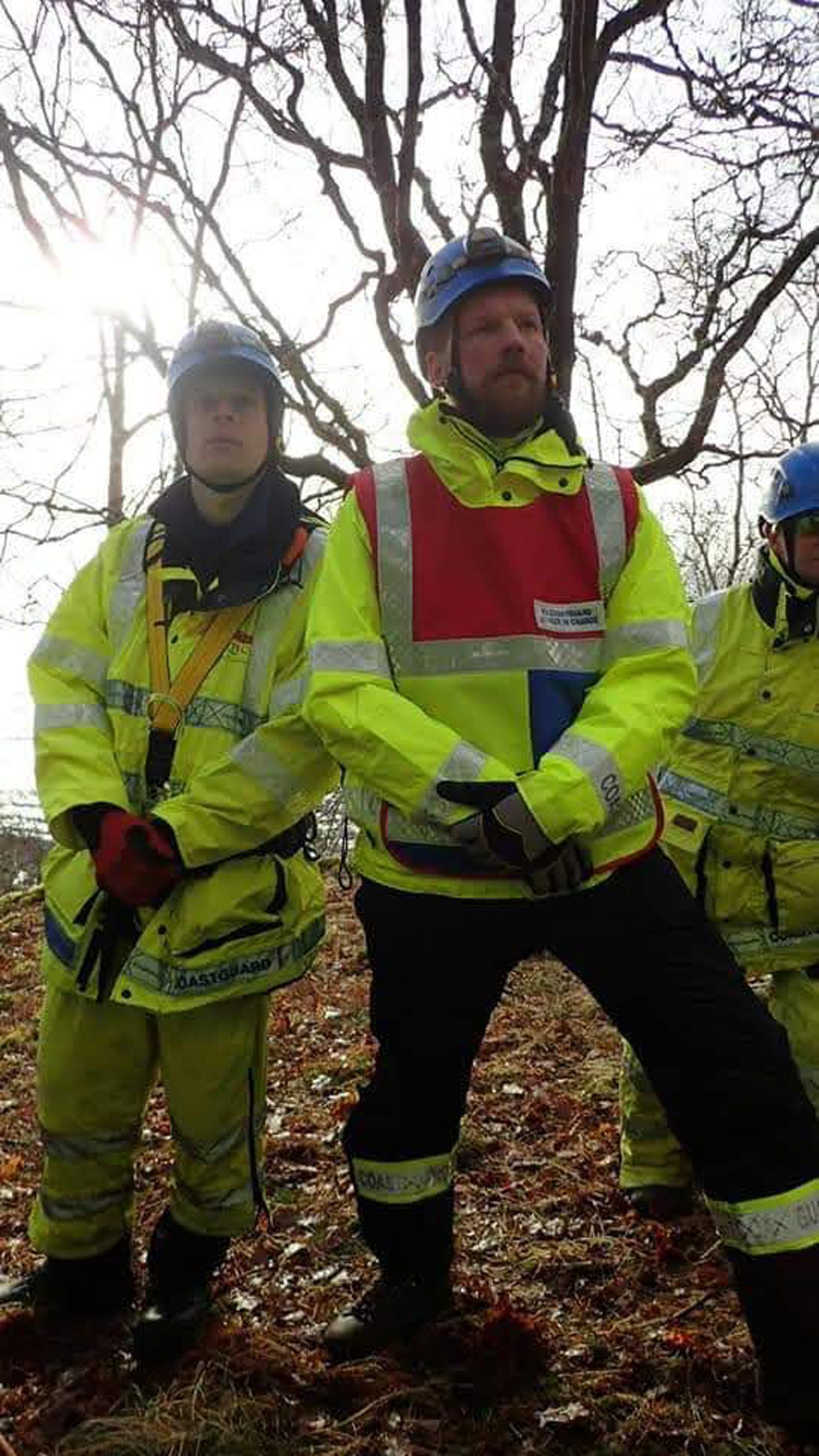  Jim Jackson (right) and Tom Jackson (left) training in 2020.