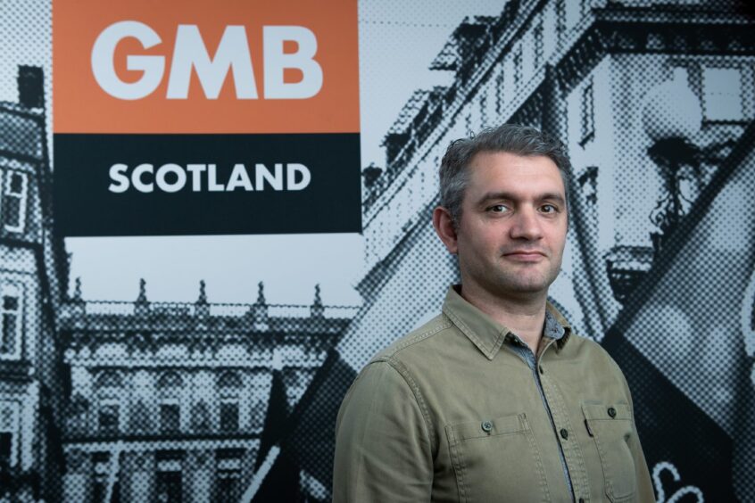 "Nothing's off the table," warns GMB Scotland's regional organiser Sean Robertson. Image: GMB