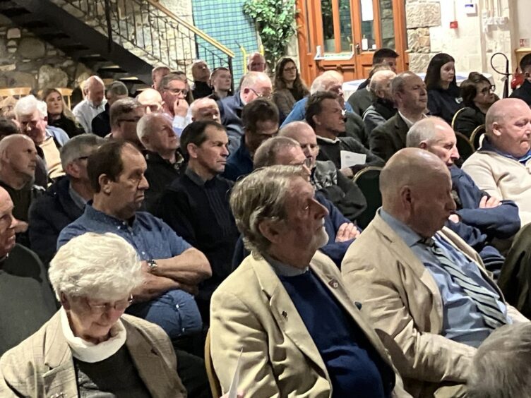 The Aberdeenshire hustings audience.