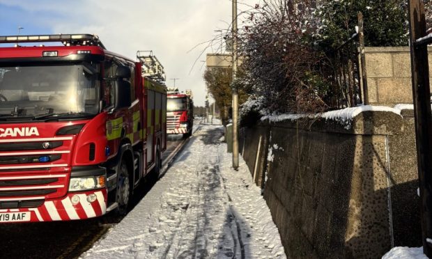 fire engines Ellon Road