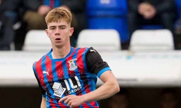 Full-back Keith Bray kept up his scoring run for Caley Thisrle at Alloa. Image: Jasperimage