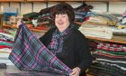 Linda Gorn at the Keith Kilt and Textile Centre. Linda loves living in the Moray town Image: Jason Hedges/DC Thomson.