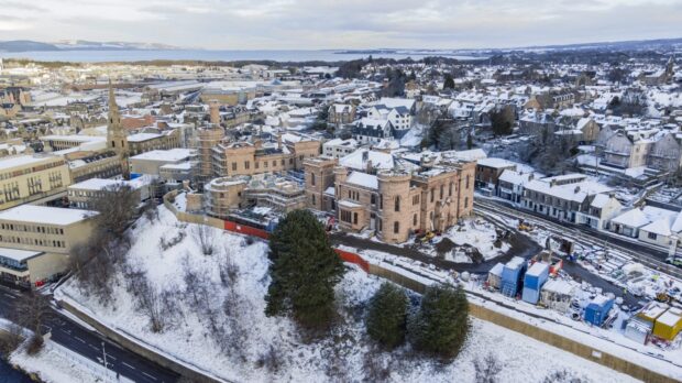 Dozens of people visited hospital after falling in Inverness during the wintry weather.Image Jason Hedges/DC Thomson