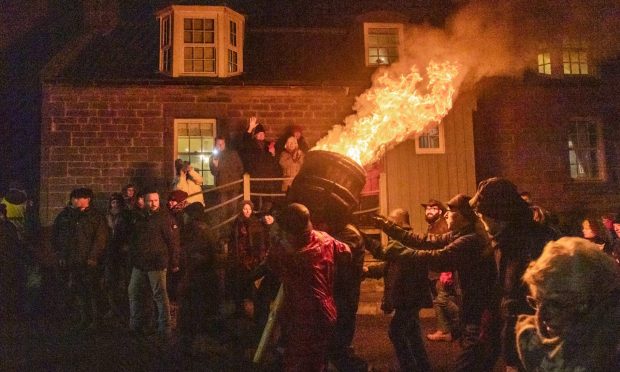 Burning of the Clavie. Image: Jason Hedges/ DC Thomson