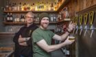 Directors Callum Buchan and Anthony Fitzgerald delighted with Against the Grain reopening after a makeover. Image: Jason Hedges/DC Thomson