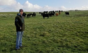 Jamie Leslie of Scholland Farm, Shetland.