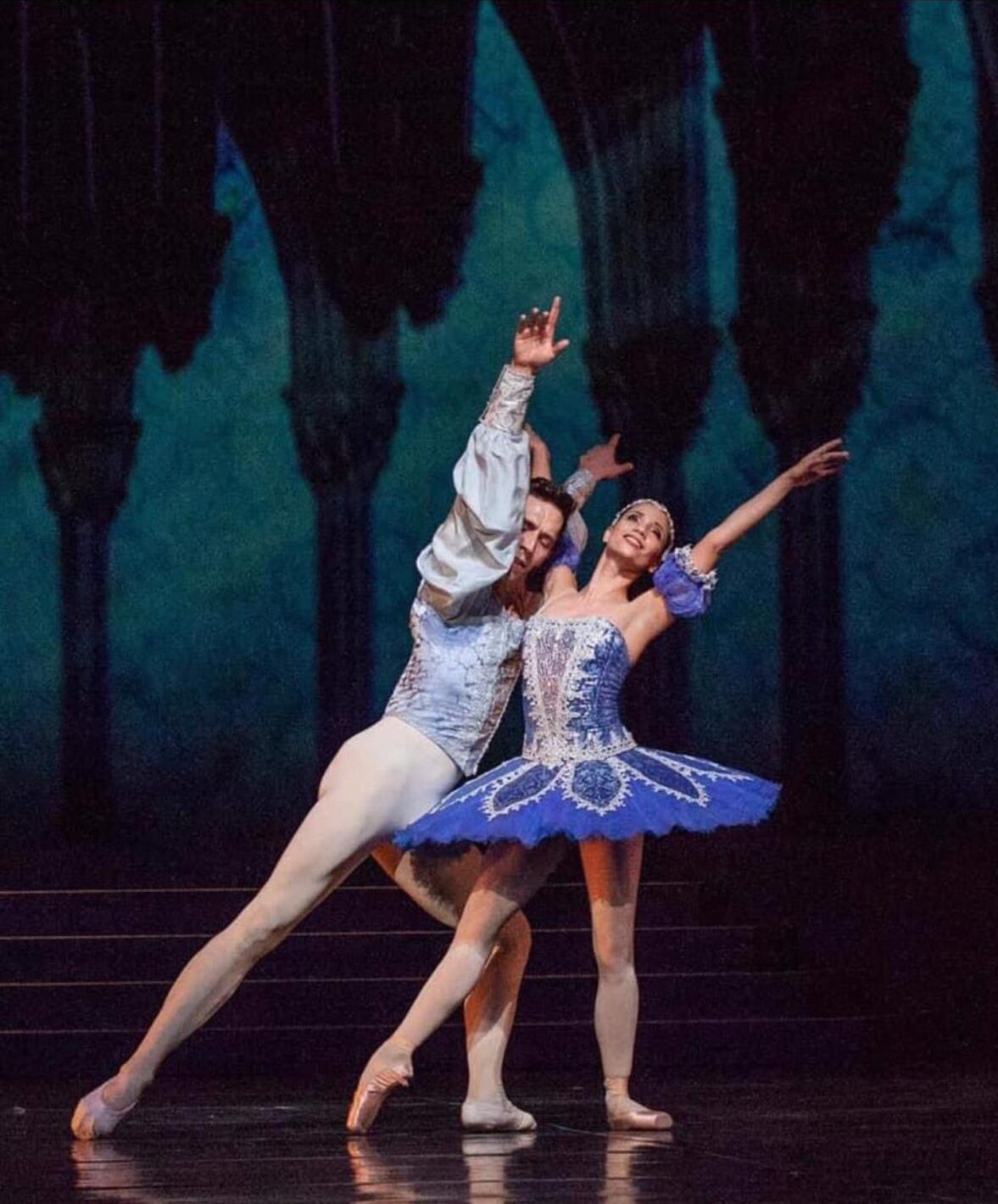 Jonathan Milton during his time with the Company Theater Magdeburg in Germany with dancer Grettel Morejon from Cuban National Ballet