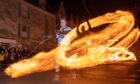 Thousands of locals and visitors enjoyed the Stonehaven Fireballs. Image: Kenny Elrick/DC Thomson