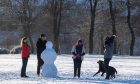 Schoolchildren face another day off school due to the weather. Image: Kenny Elrick/DC Thomson