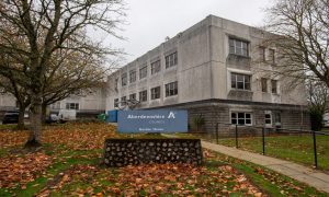 Aberdeenshire Council's former Gordon House headquarters in Inverurie. Image: Kenny Elrick/DC Thomson