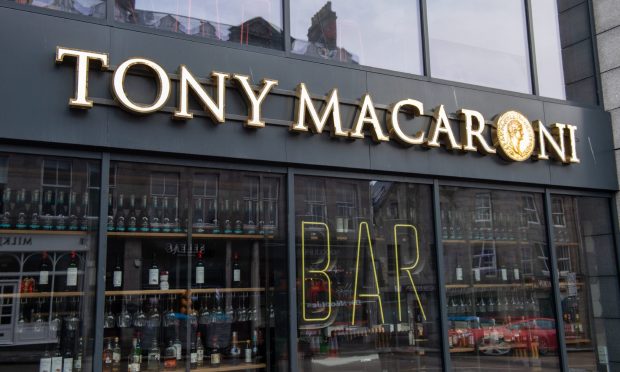 Tony Macaroni is now refusing bookings in Aberdeen. Image: Kenny Elrick/DC Thomson