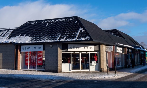 The future of Inverurie's New Look has "not been decided". Image: Kenny Elrick/DC Thomson