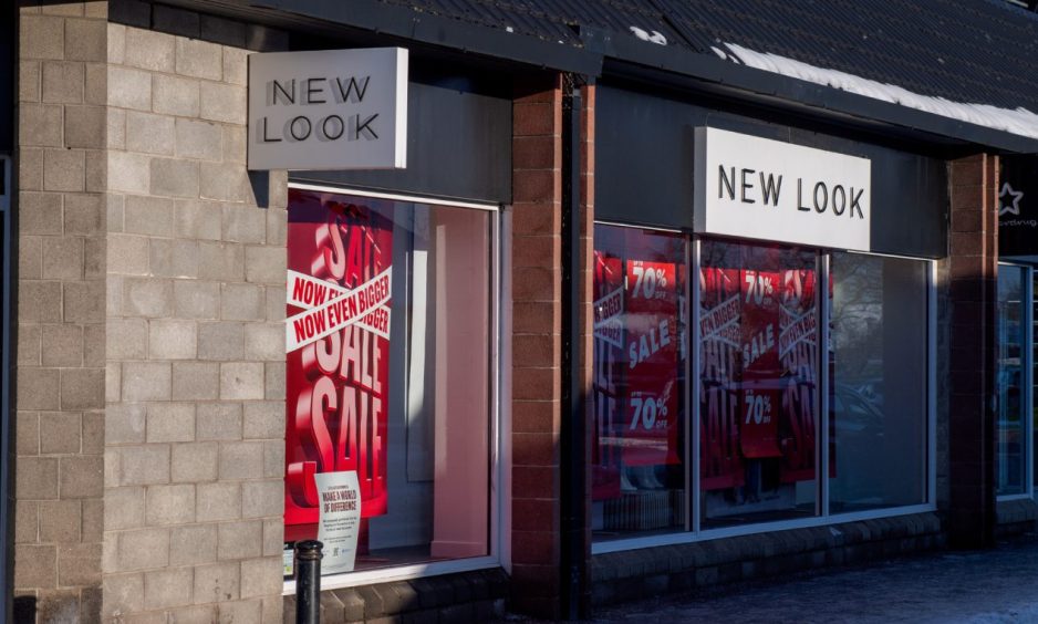 New Look have been closing stores left, right, and centre since 2018. Image: Kenny Elrick/DC Thomson