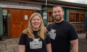 Louise and Ahren Urquhart of Louise's Farm Kitchen are opening a new farm shop and cafe at the Deeside Activity Centre. Image: Kenny Elrick/DC Thomson