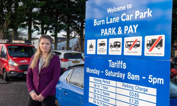 The council is being urged to roll out parking permits for workers in Inverurie town centre.