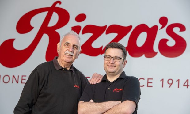 Donald and Philip Morrison, father and son, who lead Rizza's of Huntly. mage: Kenny Elrick/DC Thomson