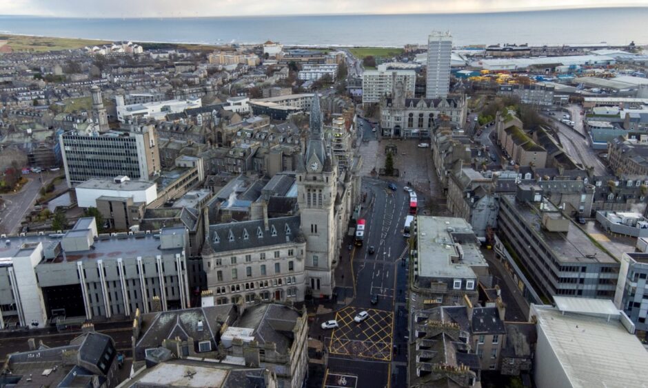 Jonathan De Mello has been given £40,000 of council cash to come up with a plan to save the city centre. Image: Kenny Elrick/DC Thomson