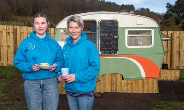 Nicci Bruyere and her niece Charlotte Walker have opened a new coffee truck, Nicsnax. 
Image: Kath Flannery/DC Thomson