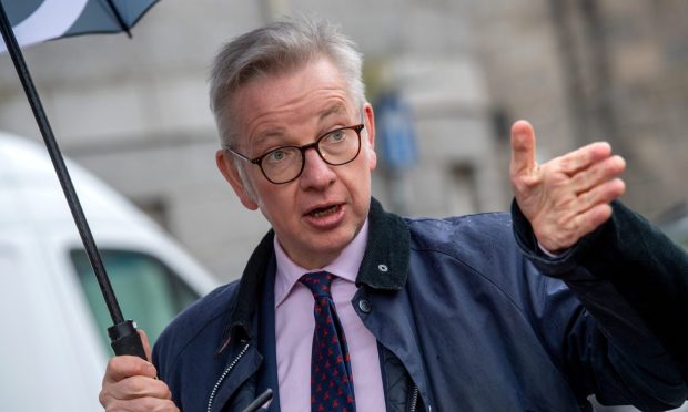 Michael Gove spoke of his love for his home city of Aberdeen. Image: Kath Flannery/DC Thomson