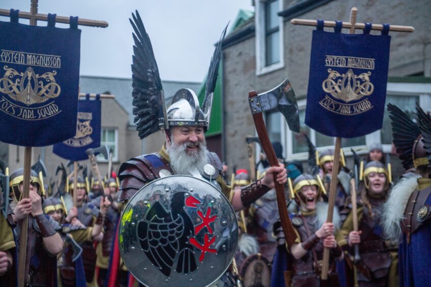 Up Helly Aa 2025.