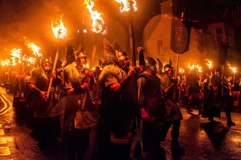 Up Helly Aa 2025.