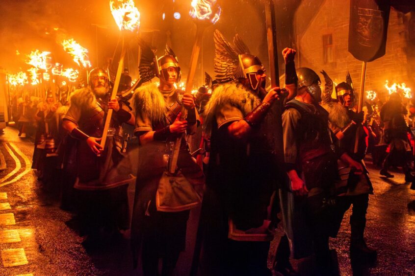 Up Helly Aa 2025.