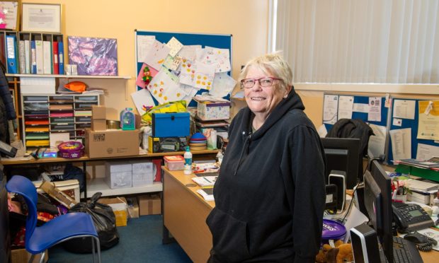 Jacqui Innes has been volunteering at Northfield Community centre for 43 years:   Image: Kami Thomson/DC Thomson