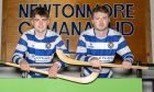 New signings for Newtonmore, Matthew (left) and Daniel Sloss. Image: Neil G Paterson.