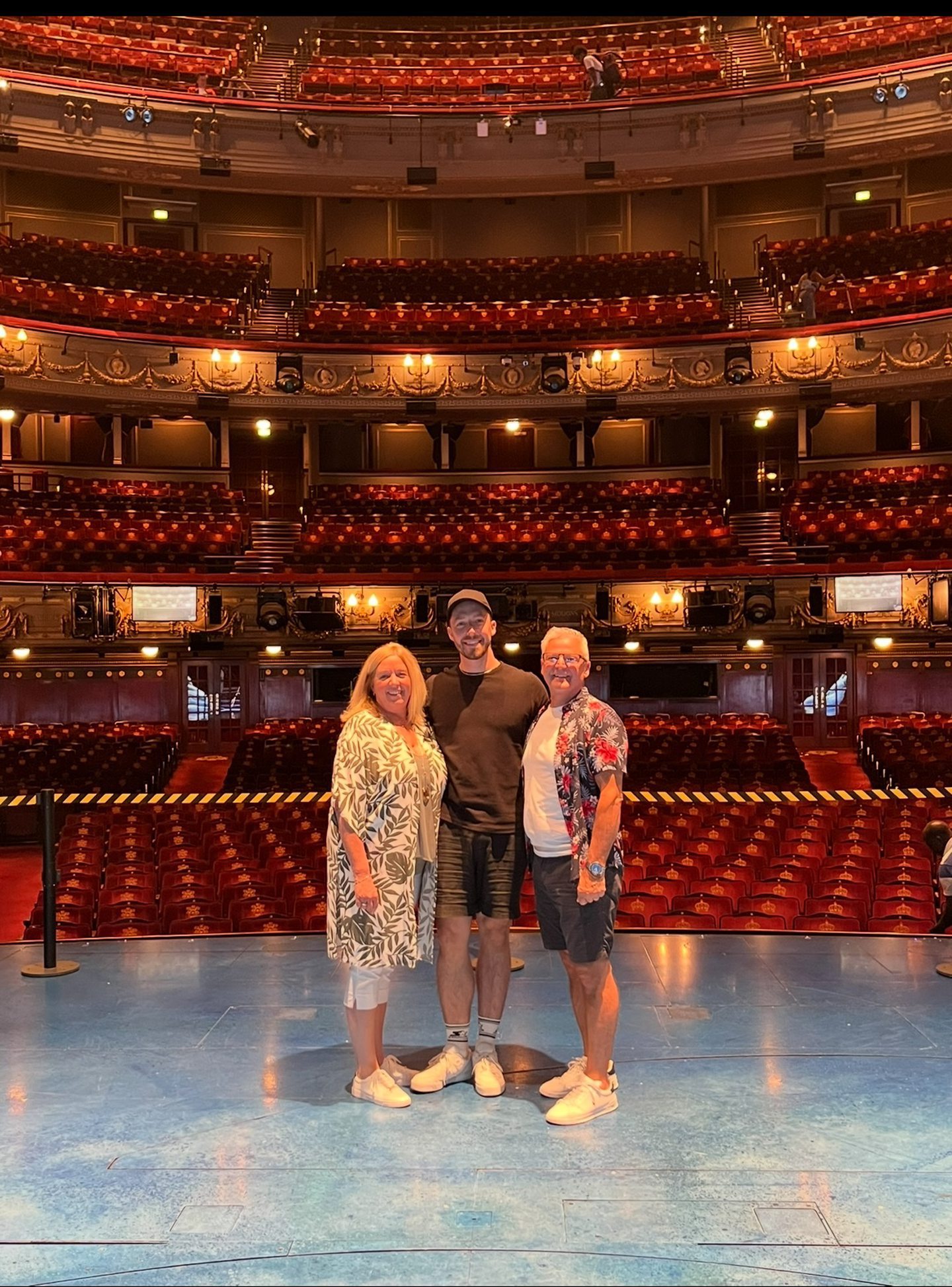 Jonathan Milton with his parents Donna and Gordon. 