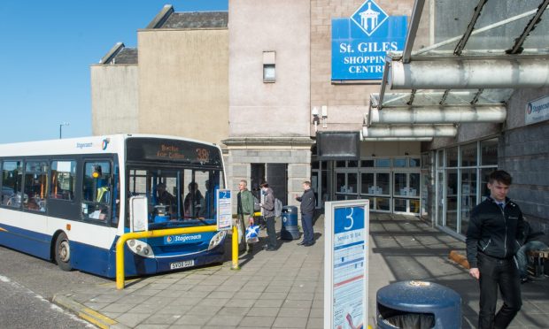 Elgin Bus Station exterior.